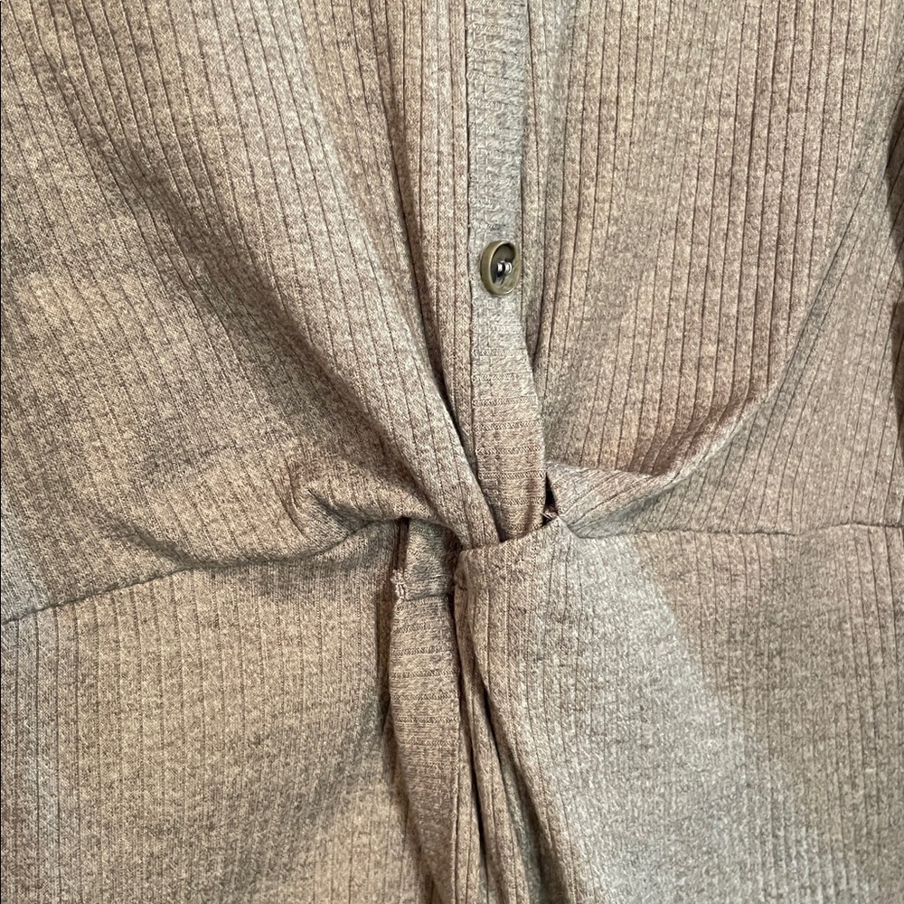 NWT ROKOKO GRAY KNIT DRESS Sz L - Picture 3 of 6